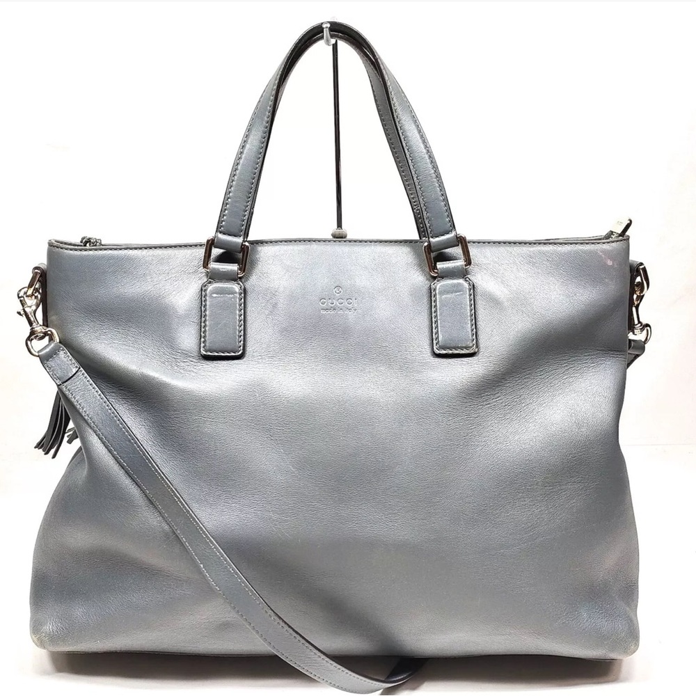 SALE!!! Gucci Bamboo Collection Leather handbag